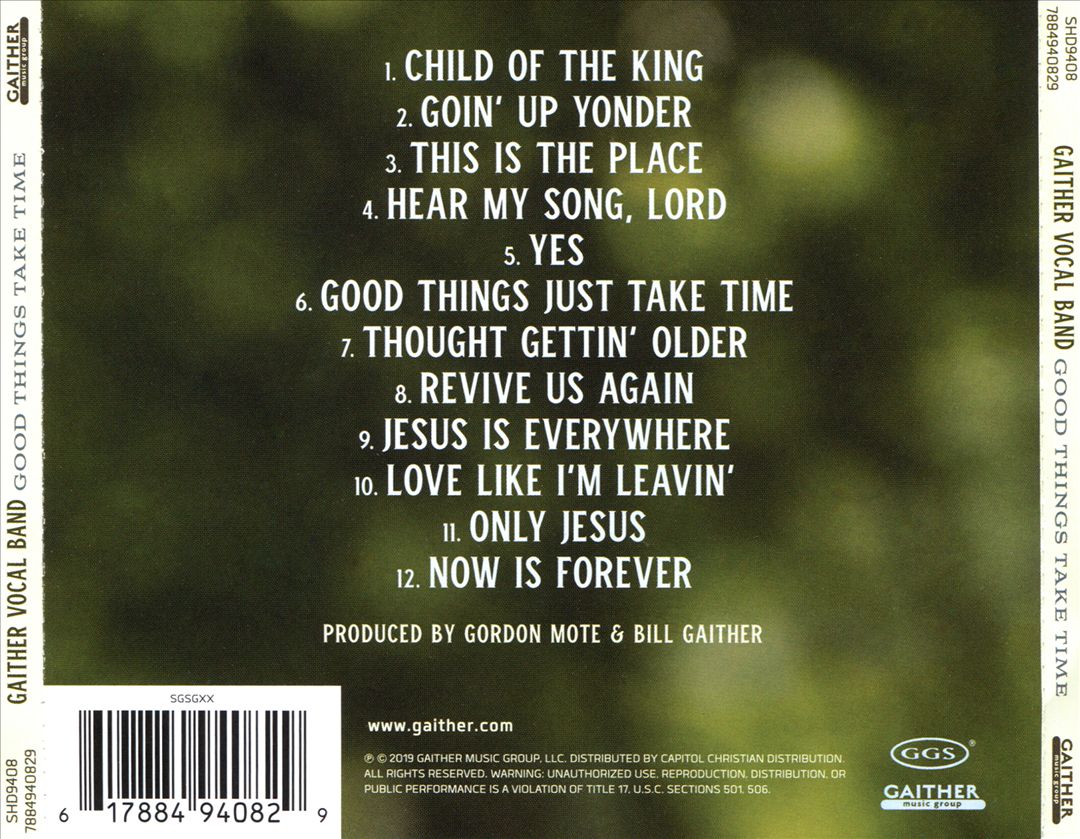 Good Things Take Time cover art