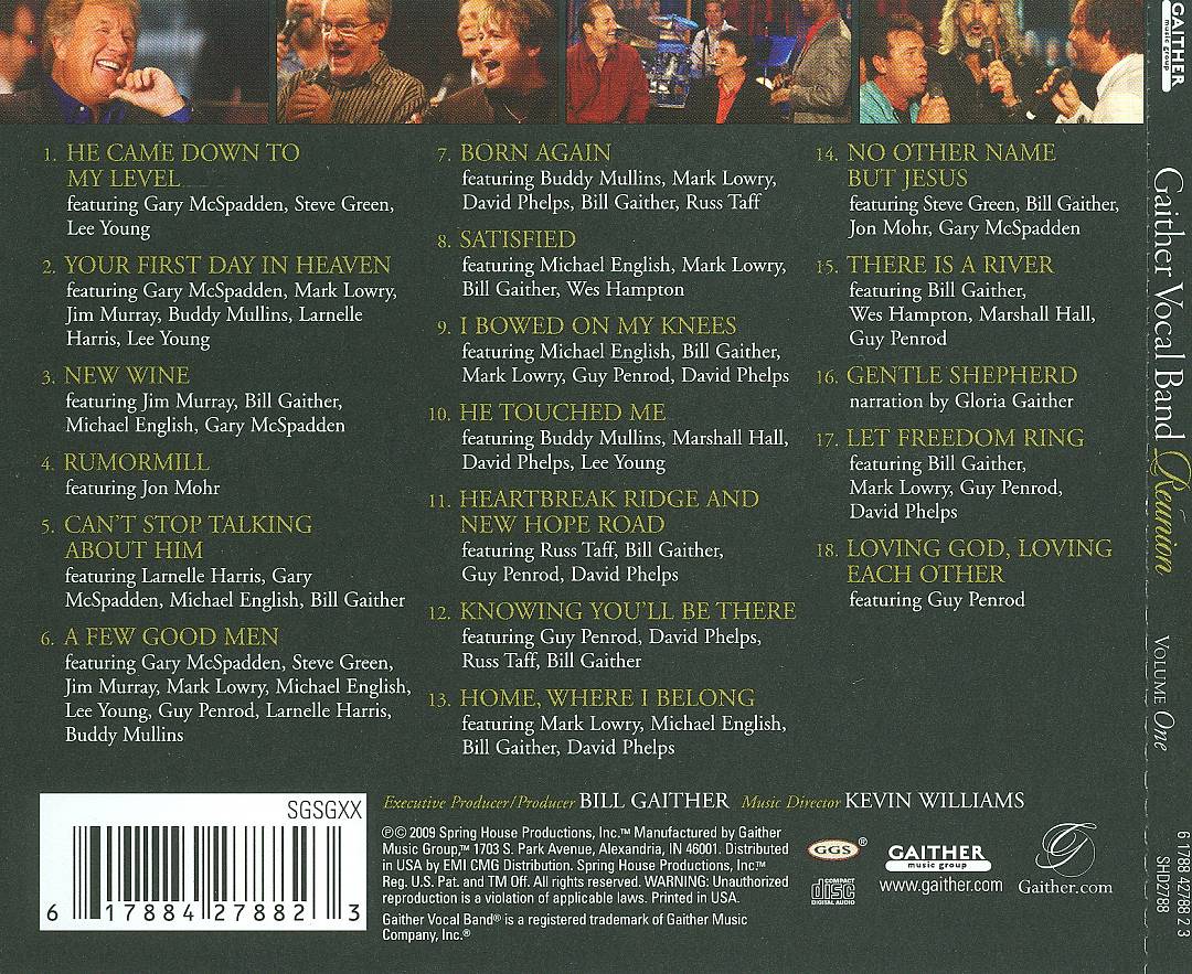 Reunion, Vol. 1 cover art