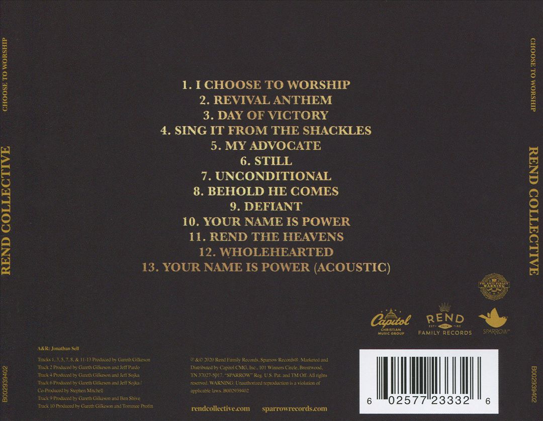 I Choose to Worship cover art