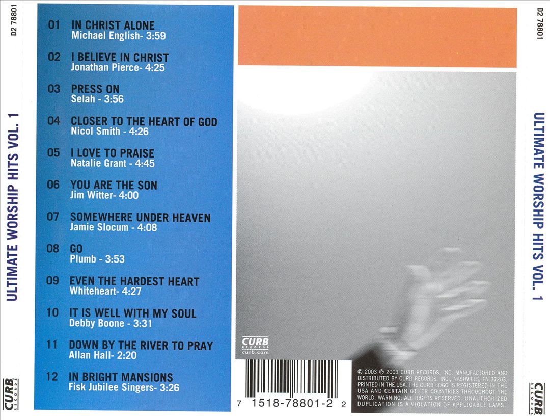 Ultimate Worship Hits, Vol. 1 cover art