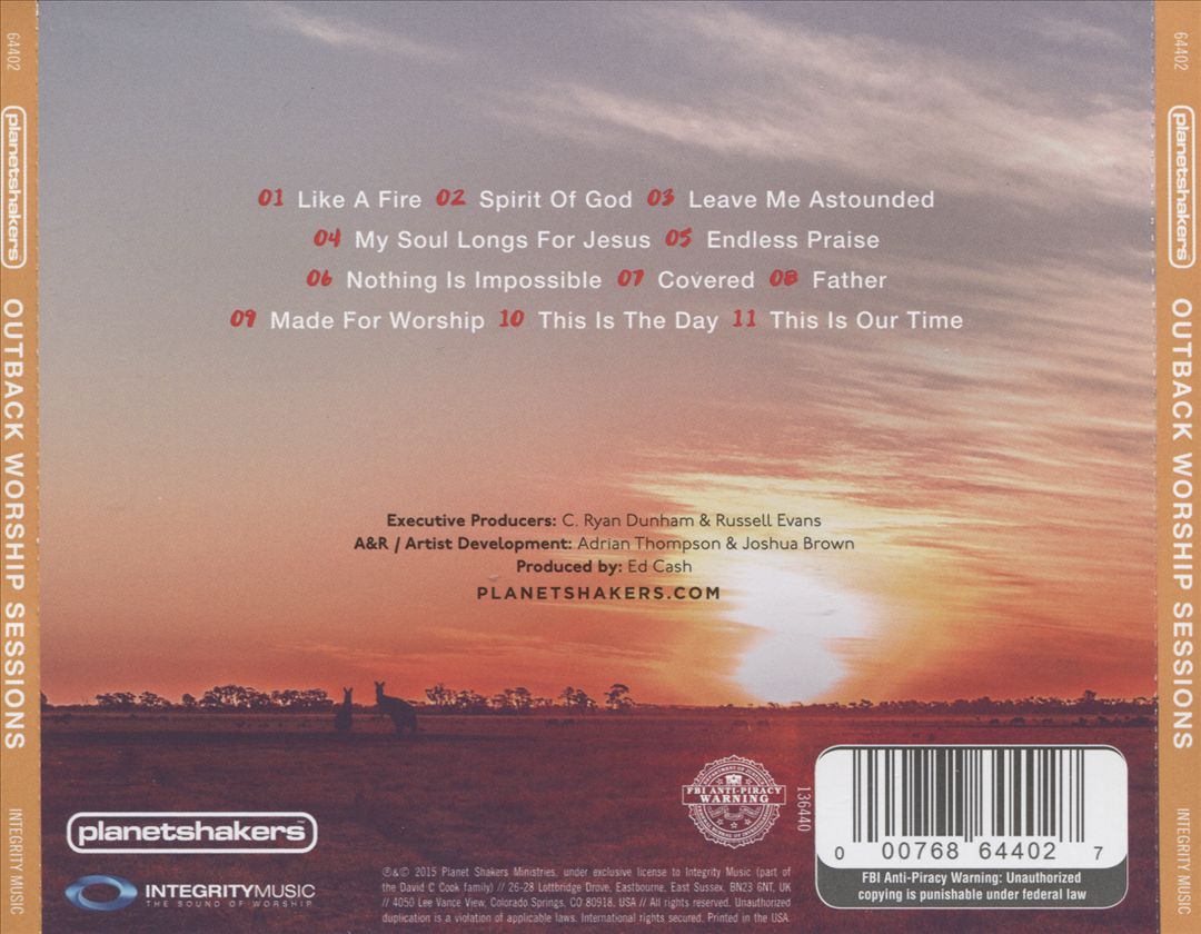 Outback Worship Sessions cover art