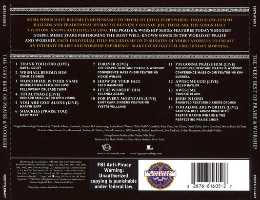 Very Best of Praise & Worship cover art