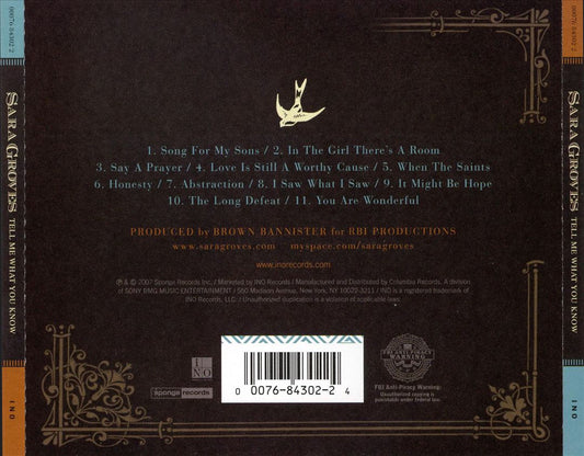Tell Me What You Know cover art