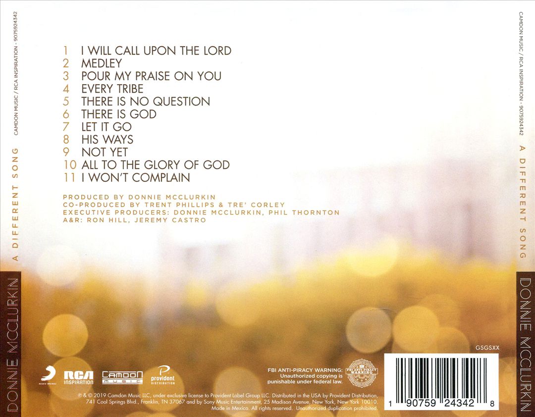Different Song cover art