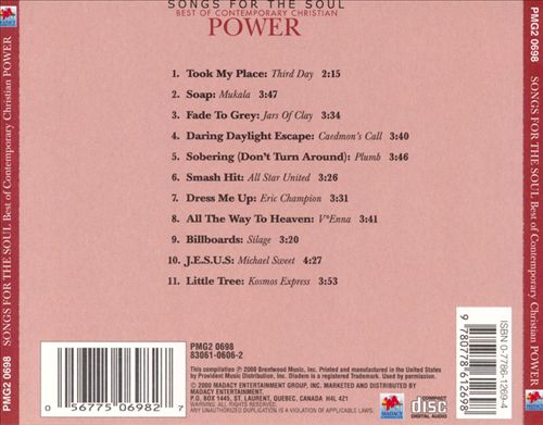 Songs for the Soul: Power cover art