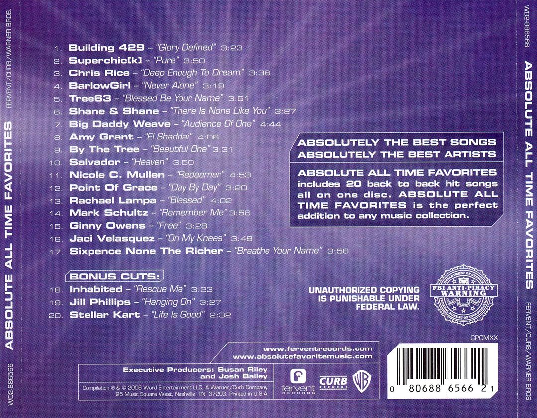 Absolute All Time Favorites cover art