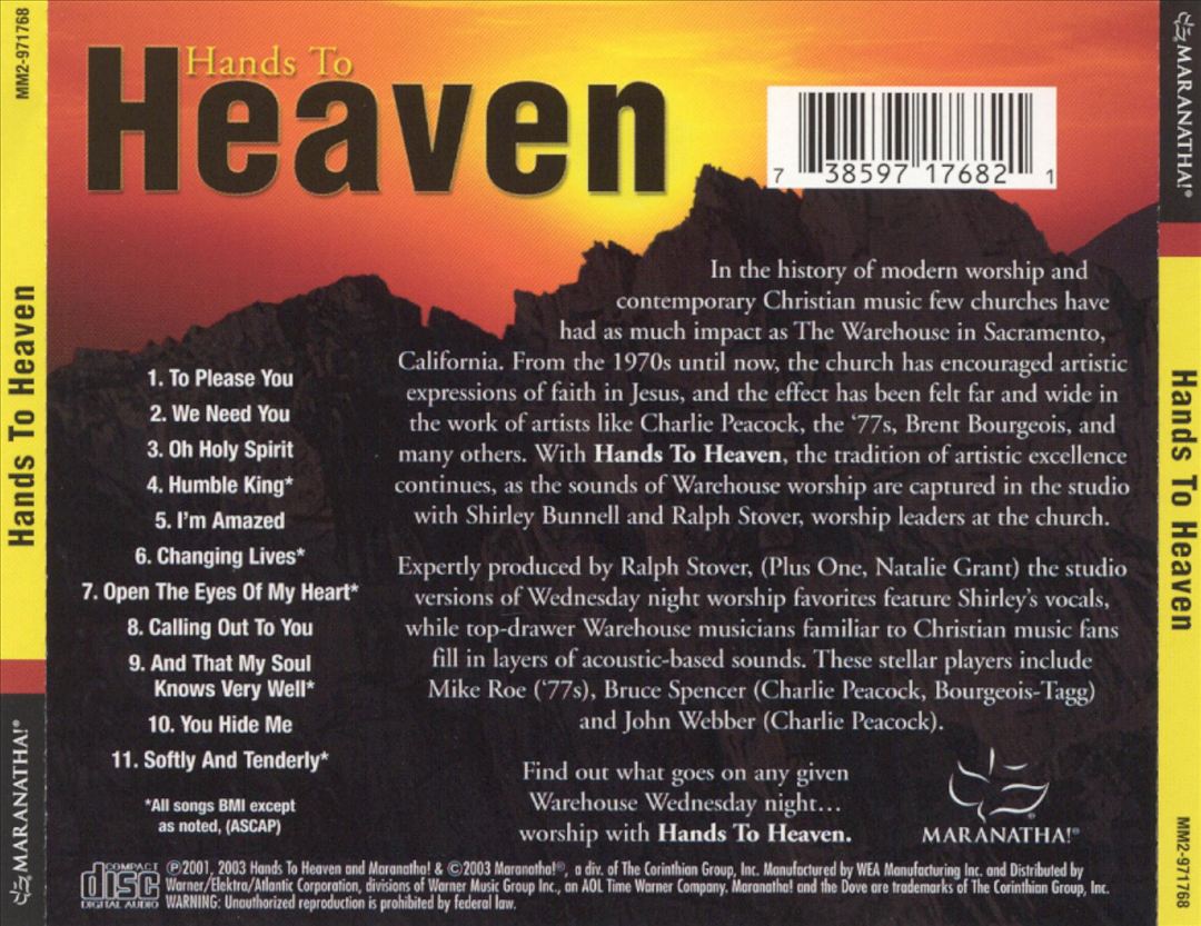 Hands to Heaven [Maranatha] cover art