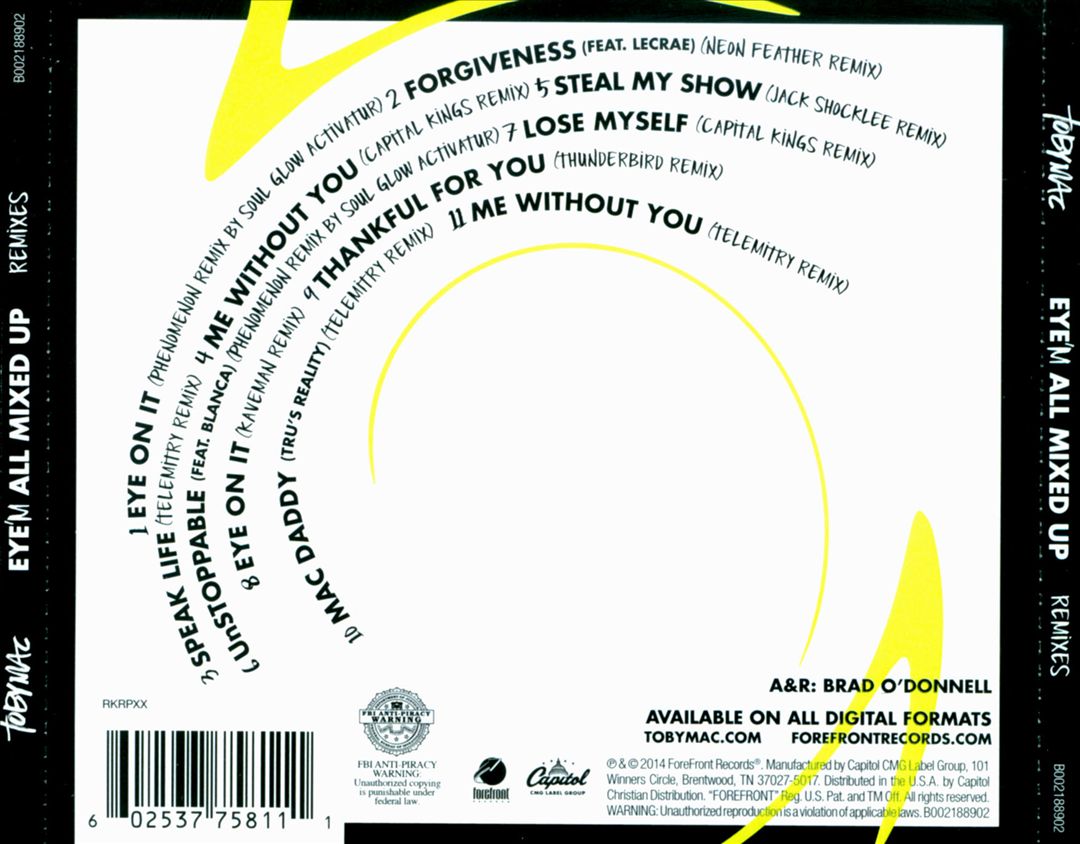 Eye'm All Mixed Up: Remixes cover art