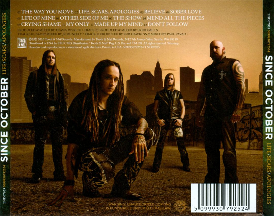 Life, Scars, Apologies cover art
