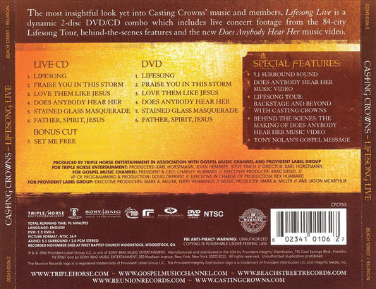 Lifesong Live cover art