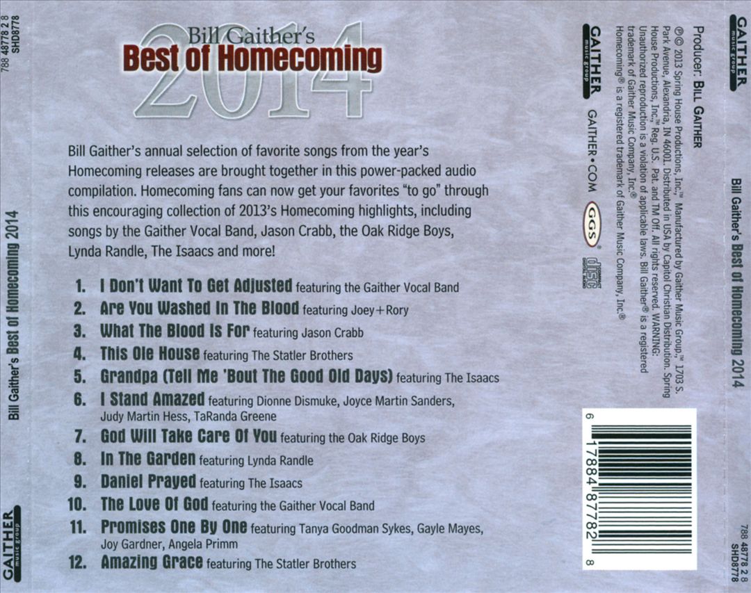 Best of Homecoming 2014 cover art