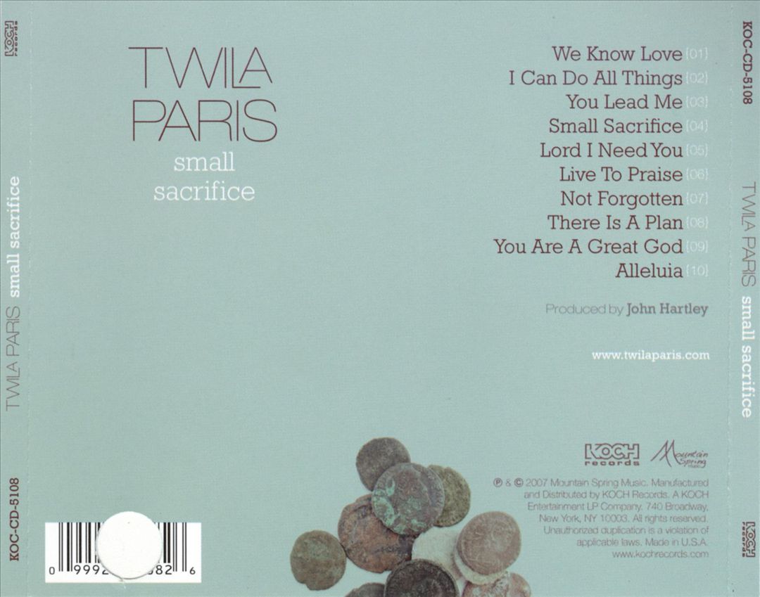 Small Sacrifice cover art