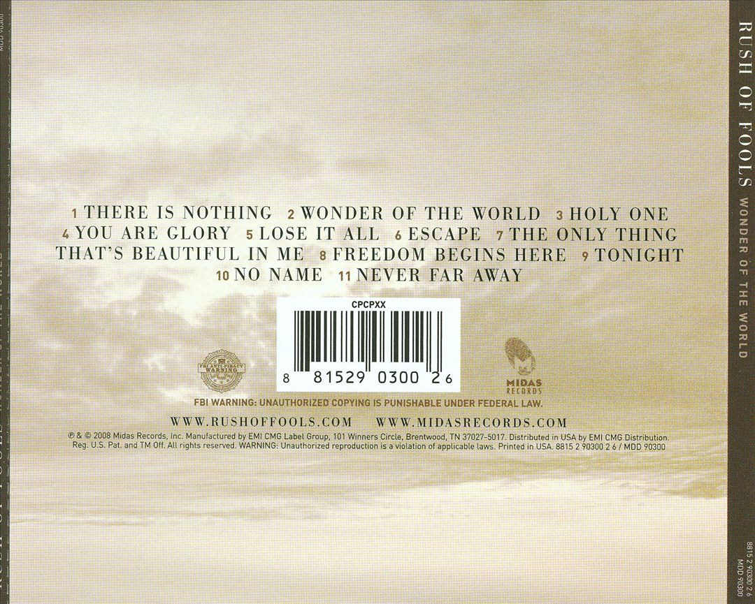Wonder of the World cover art