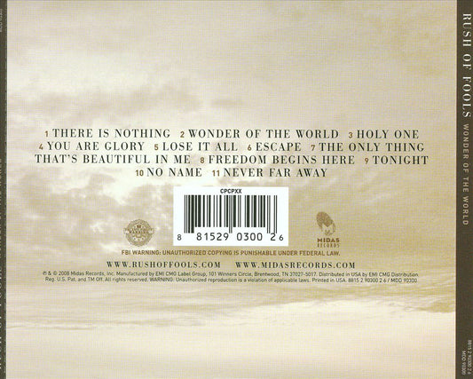 Wonder of the World cover art