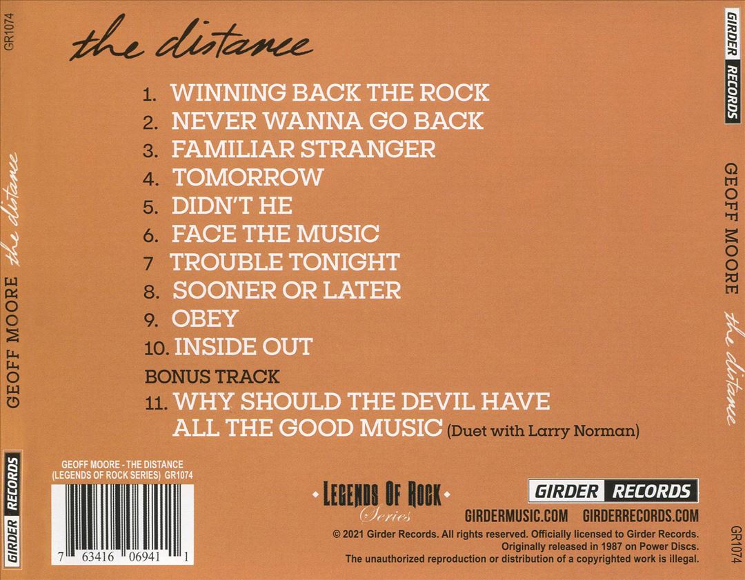 Distance cover art