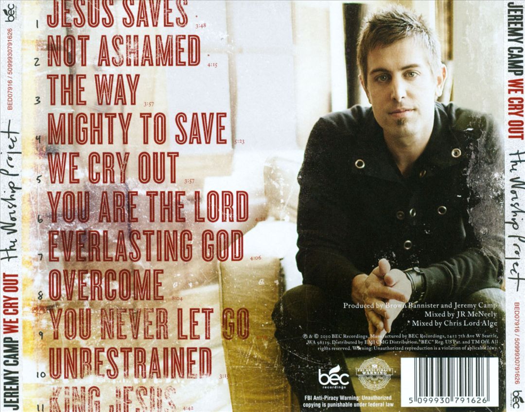 We Cry Out: The Worship Project cover art