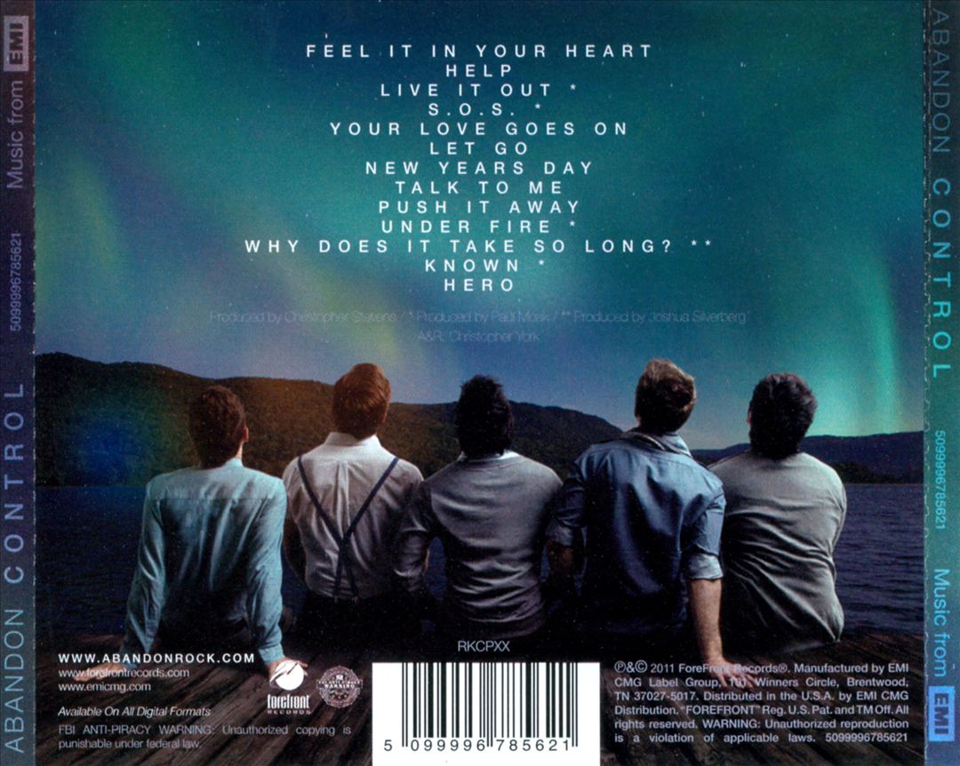 Control cover art