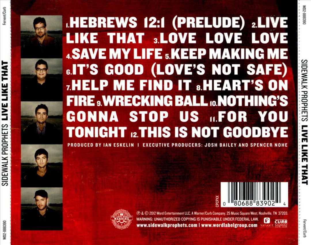 Live Like That cover art