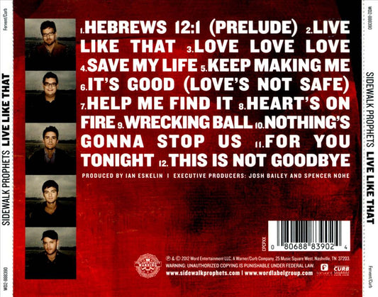 Live Like That cover art