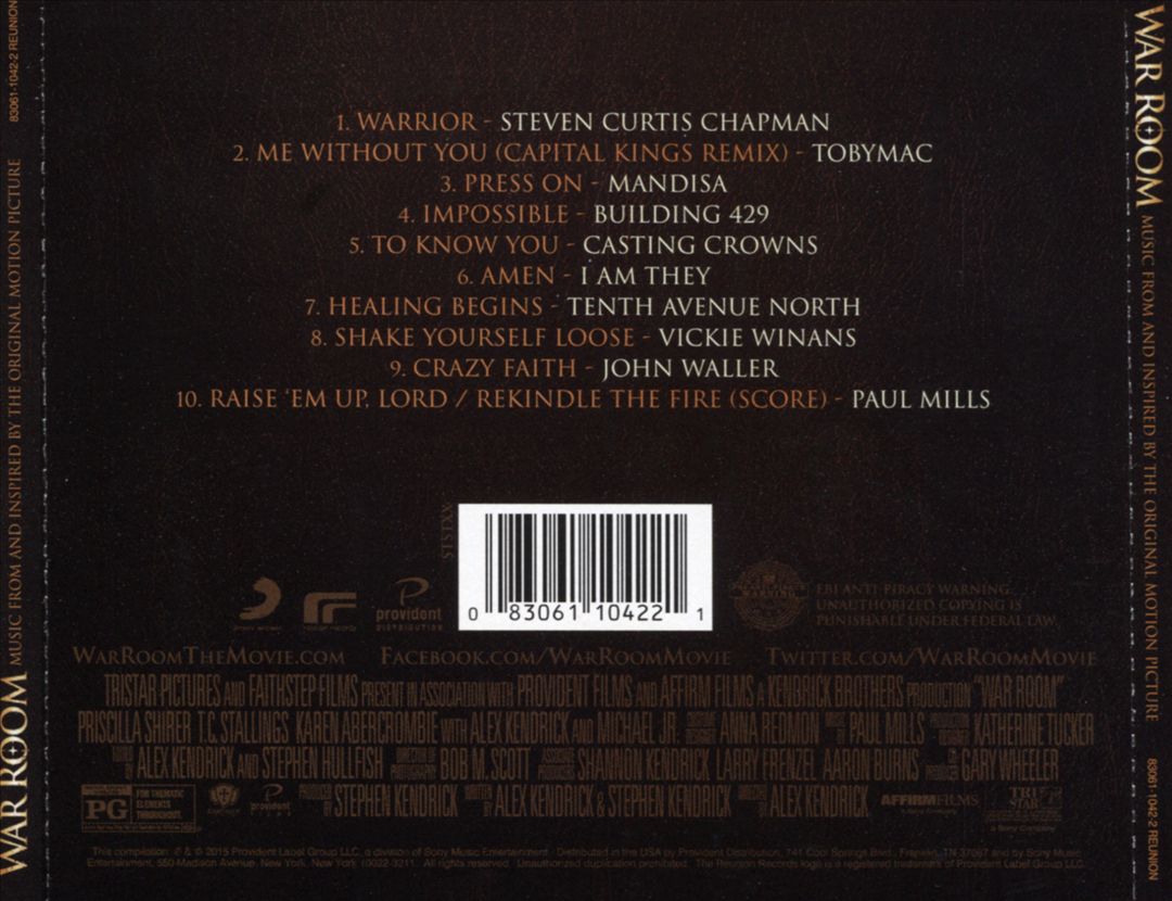 War Room [Music from and Inspired by the Original Motion Picture ] cover art
