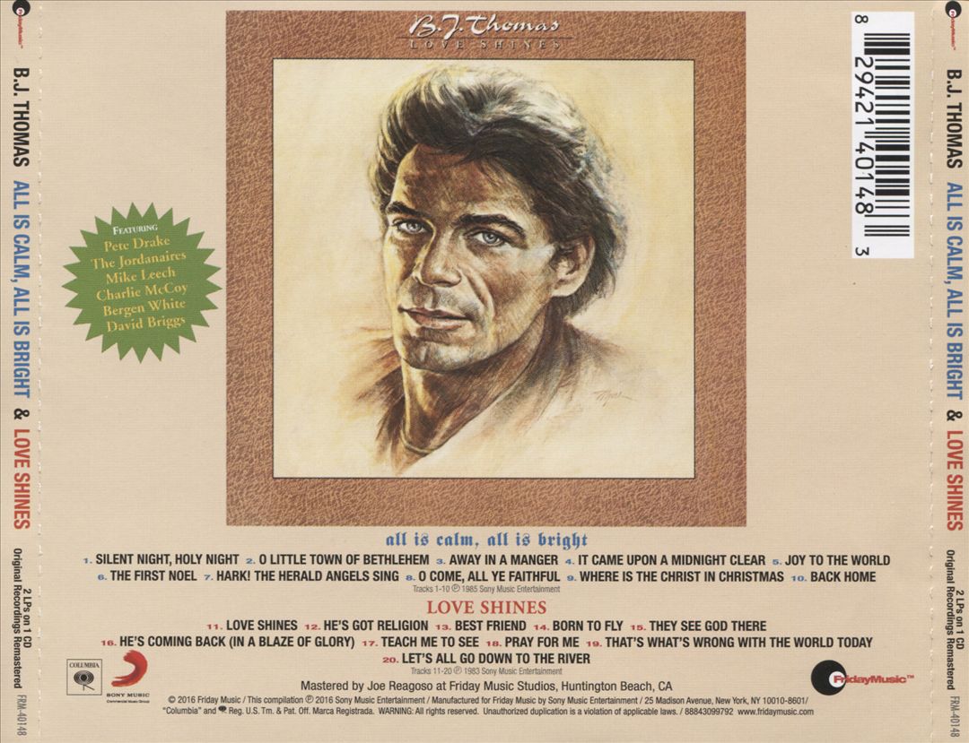 All Is Calm All Is Bright/Love Shines cover art
