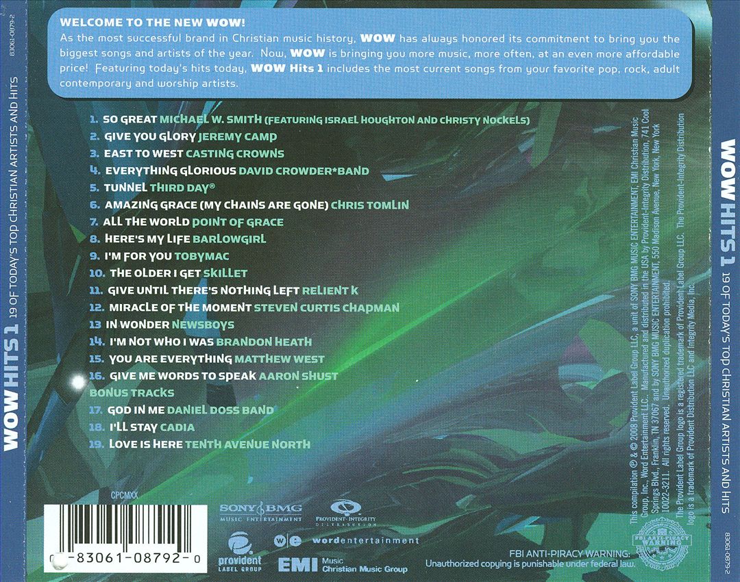 Wow Hits 1 cover art
