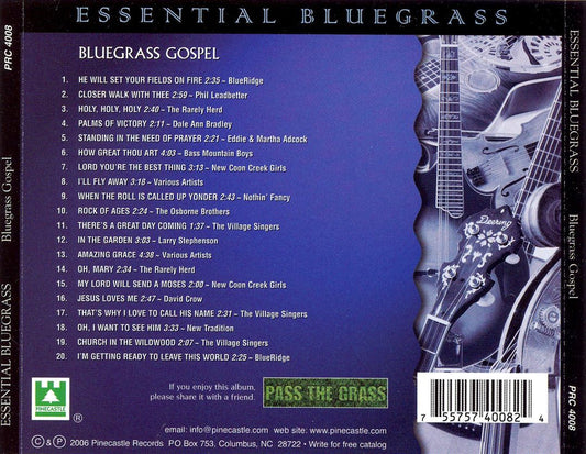 Essential Bluegrass: Bluegrass Gospel cover art