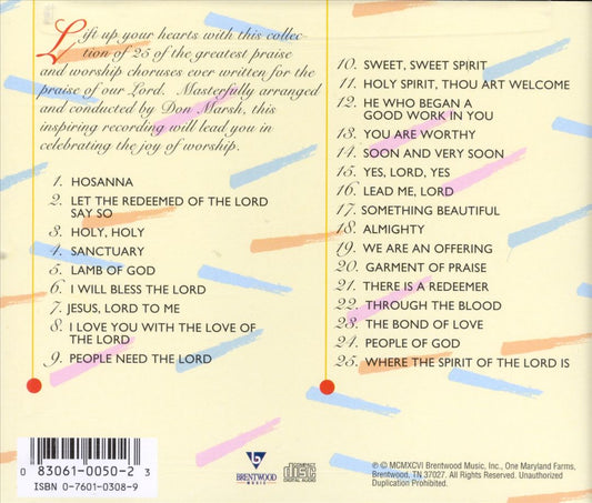 America's 25 Favorite Praise & Worship Choruses, Vol. 4 cover art