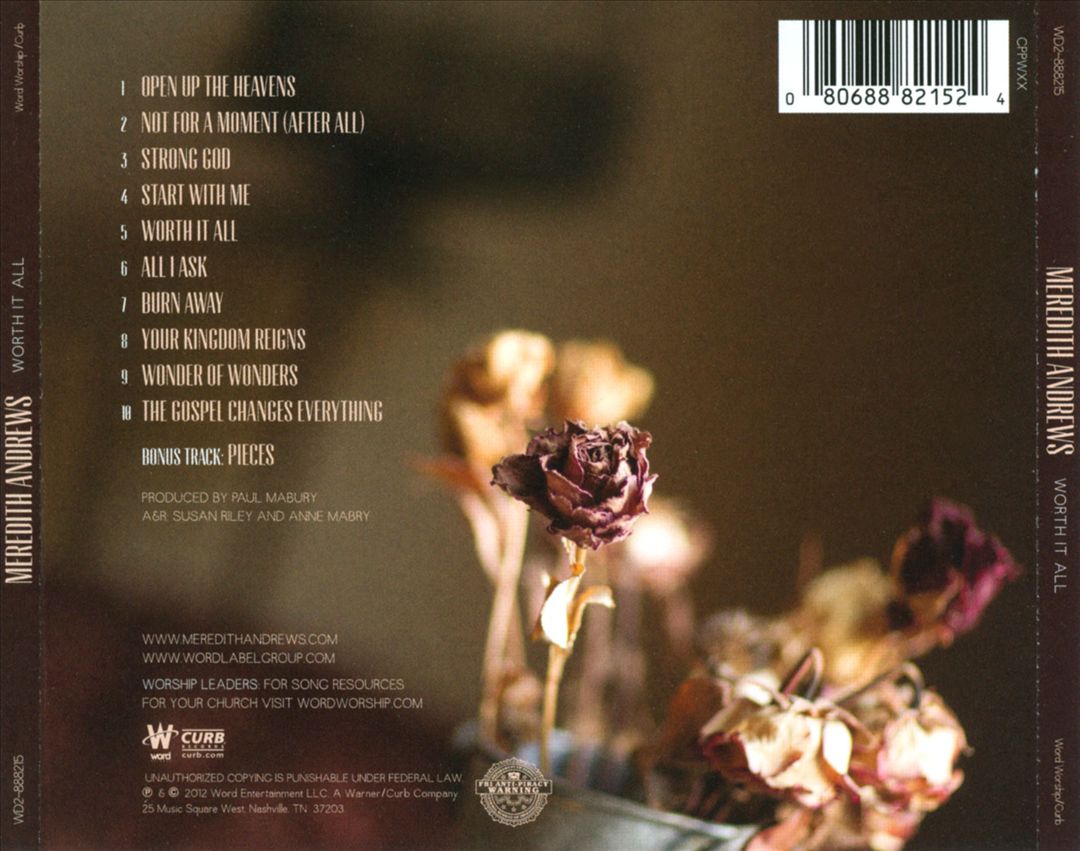 Worth It All cover art