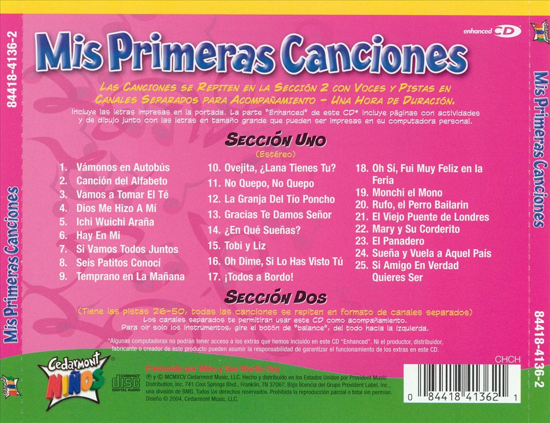 Mis Primeras Canciones cover art