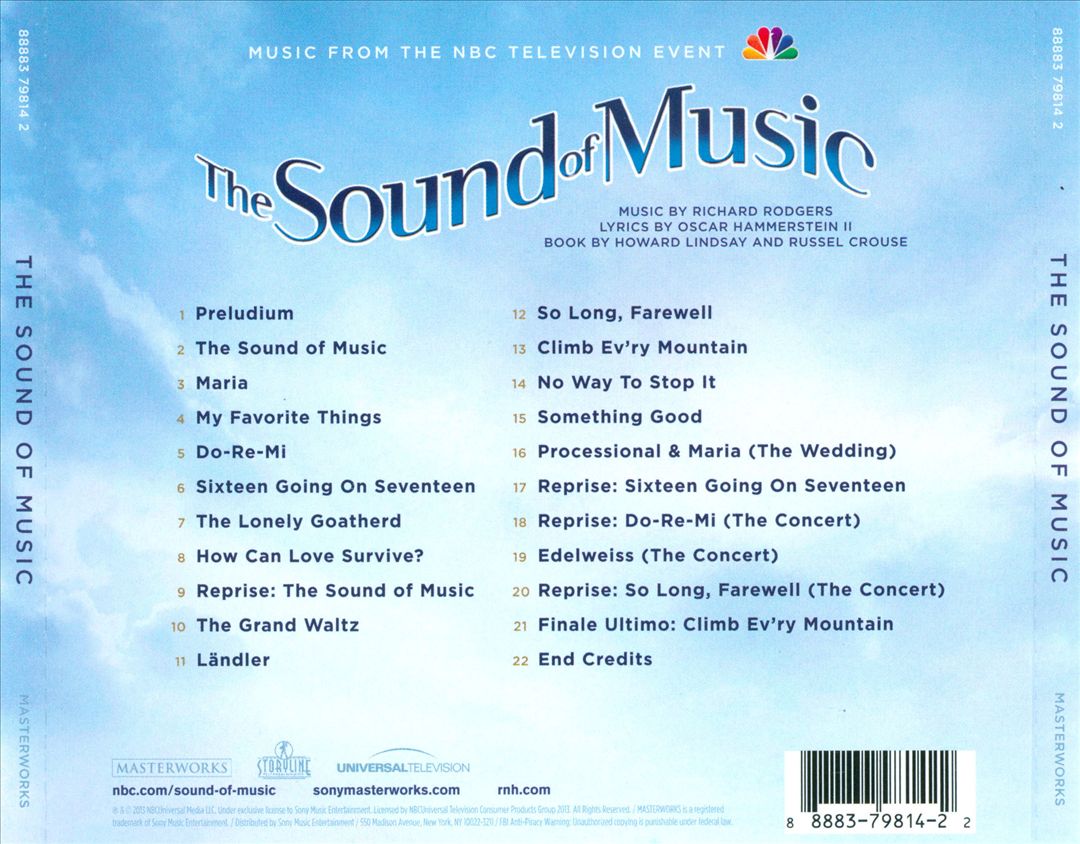 Sound of Music [2013 NBC Television Cast] cover art