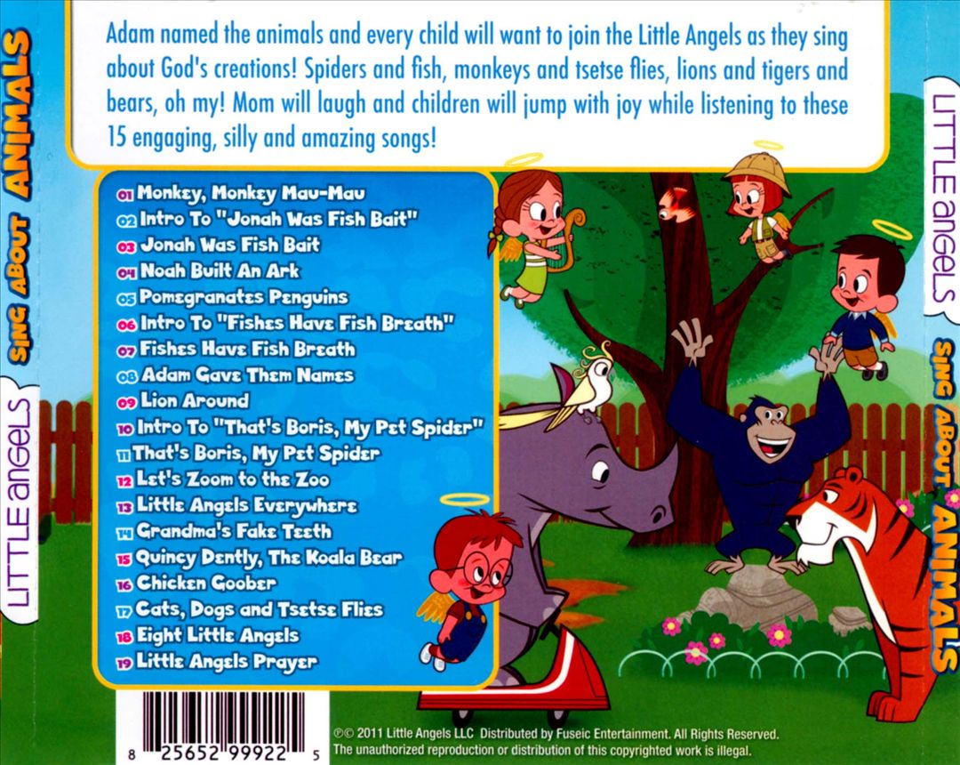 Little Angels Sing About Animals [Enhanced] cover art