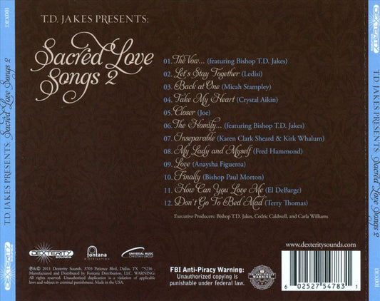 Sacred Love Songs, Vol. 2 cover art