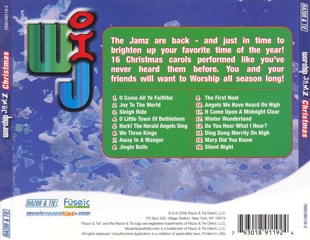Worship Jamz Christmas cover art