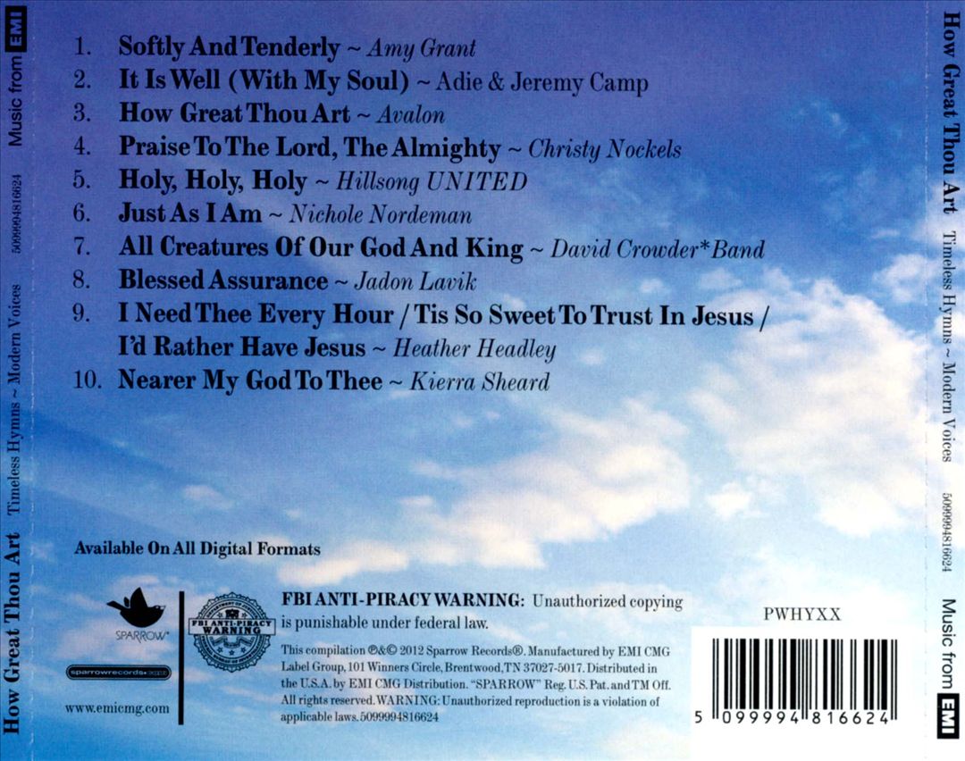How Great Thou Art: Timeless Hymns from Modern Voices cover art