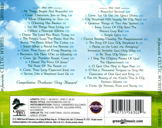 30 Favorite Celtic Hymns: 30 Hymns Featuring Traditional Irish Instruments cover art