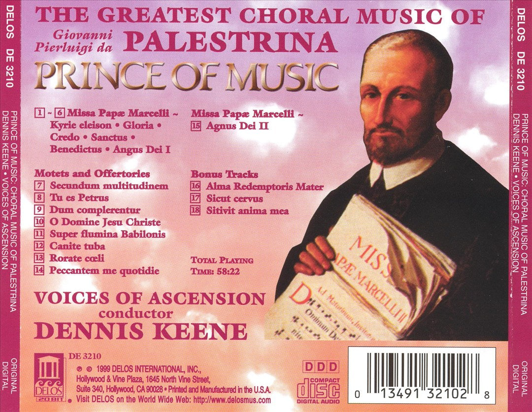 Greatest Choral Music of Palestrina: Prince of Music cover art