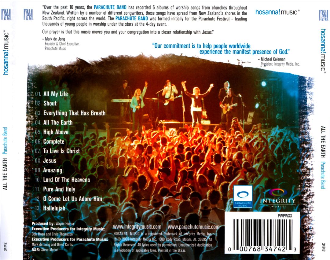 All The Earth: Live From New Zealand cover art