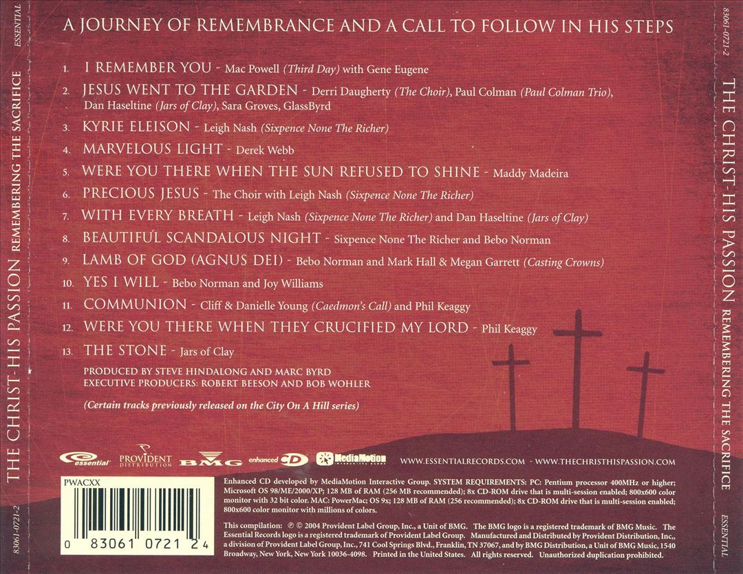 Christ His Passion: Remembering the Sacrifice cover art