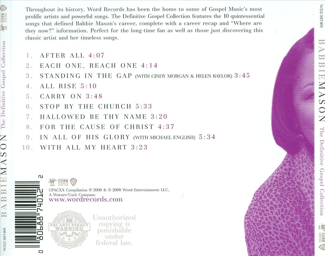 Definitive Gospel Collection cover art