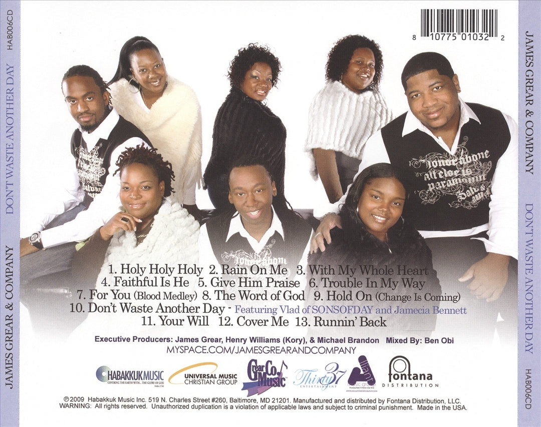 Don't Waste Another Day cover art