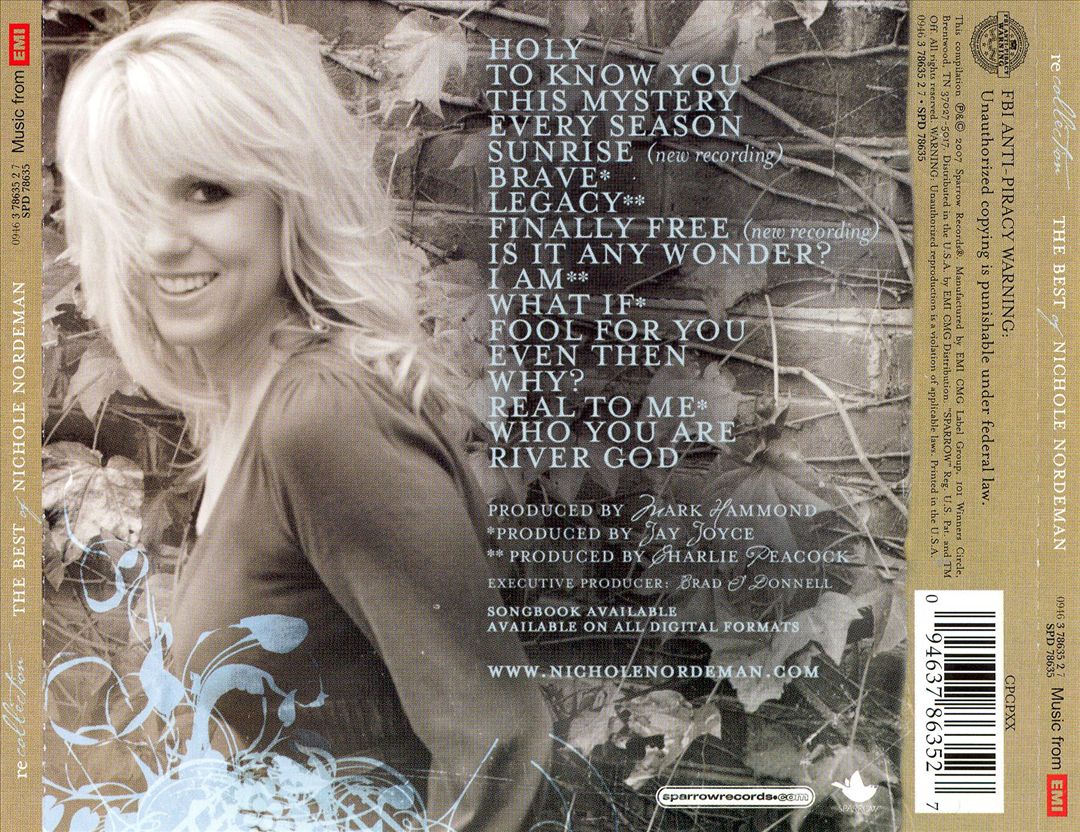 Recollection: The Best of Nichole Nordeman cover art