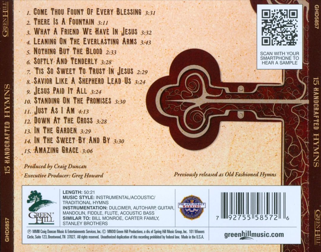 15 Handcrafted Hymns cover art