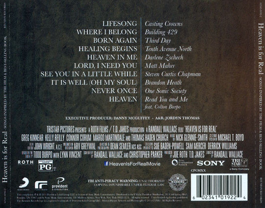 Heaven Is for Real: Songs Inspired by the Film & Best-Selling Book cover art