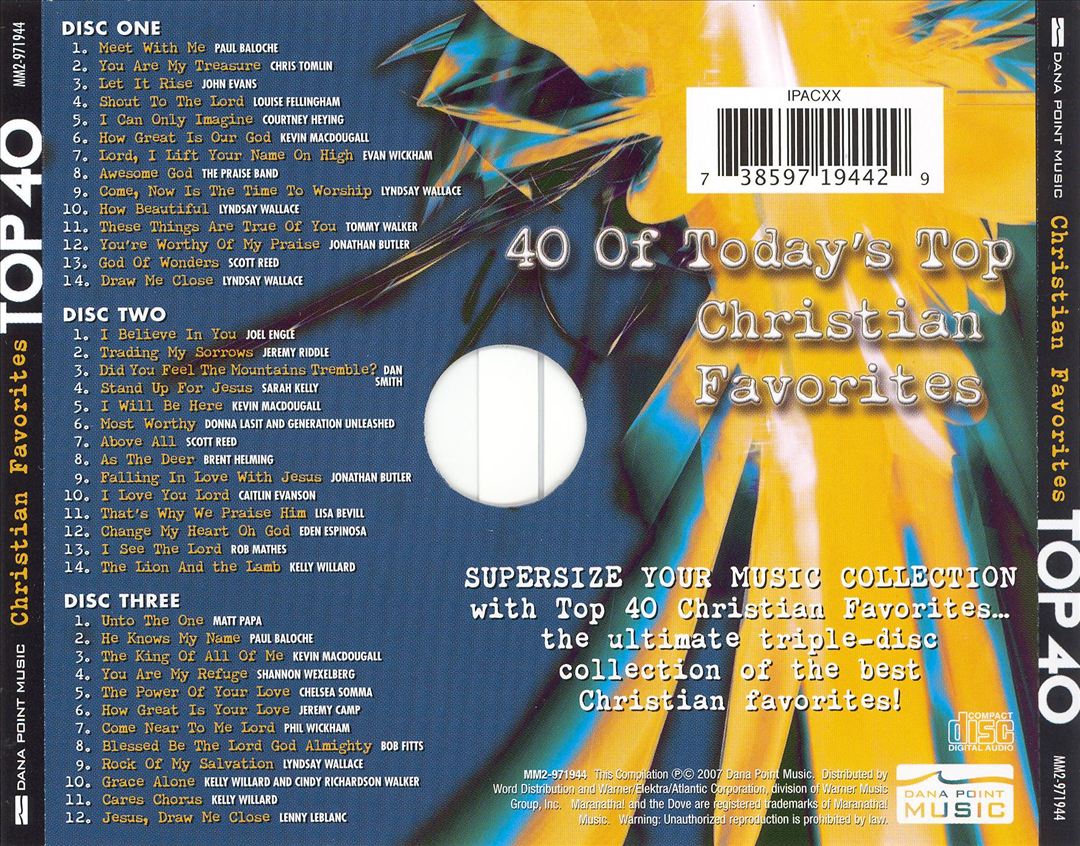 Top 40 Christian Favorites cover art