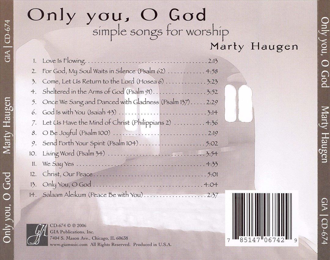 Only You, O God cover art