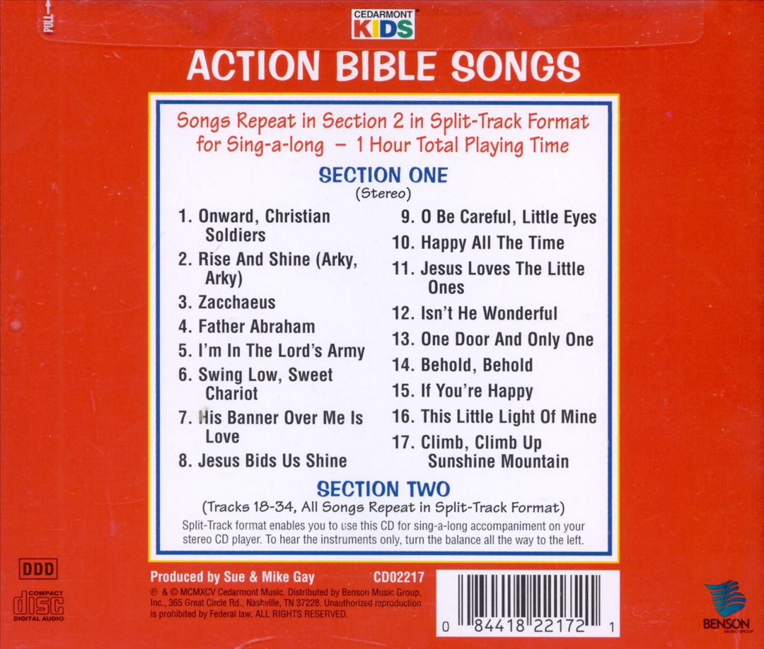 Action Bible Songs cover art