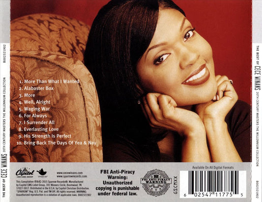 20th Century Masters : The Millennium Collection: The Best of CeCe Winans cover art