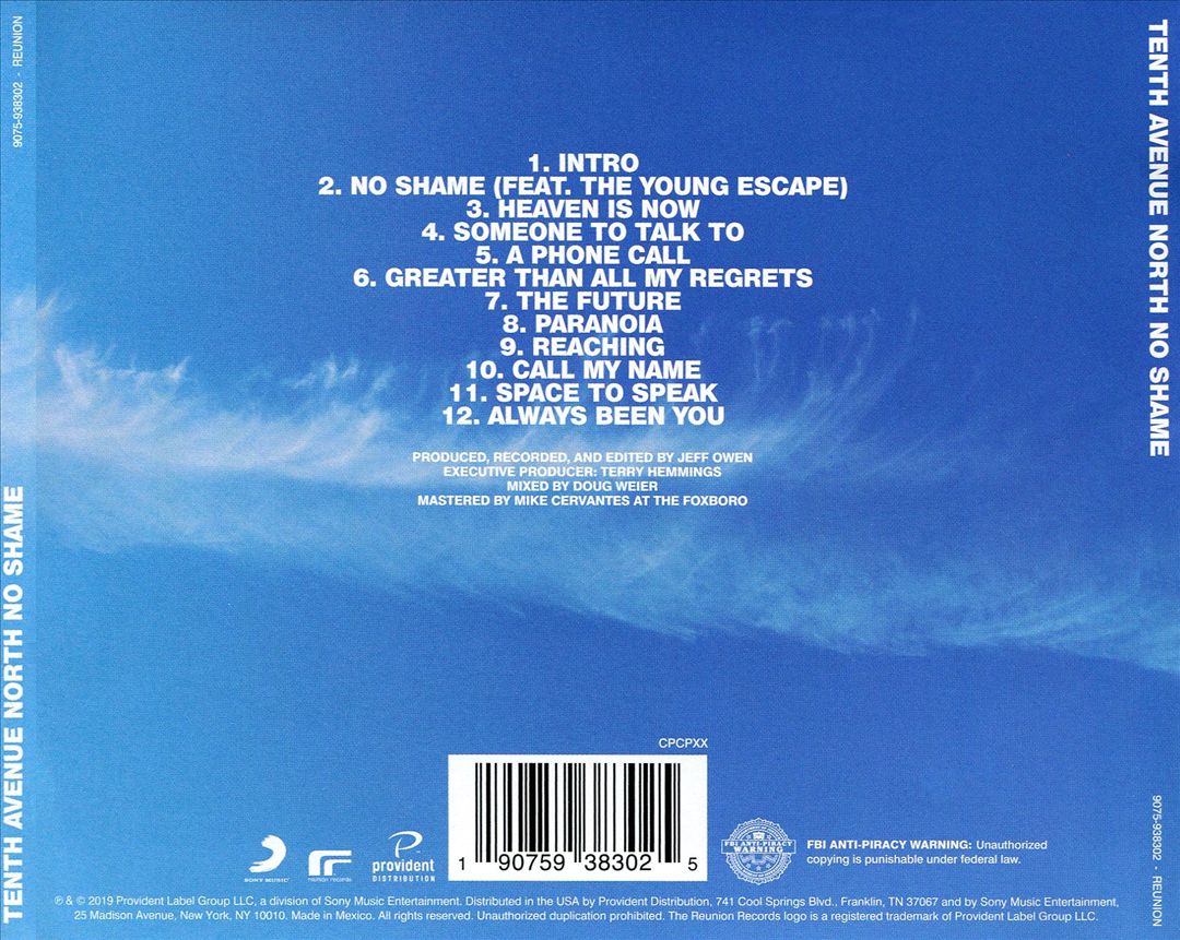 No Shame cover art
