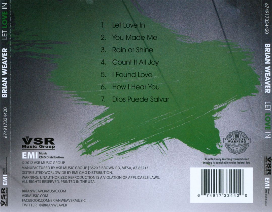 Let Love In cover art